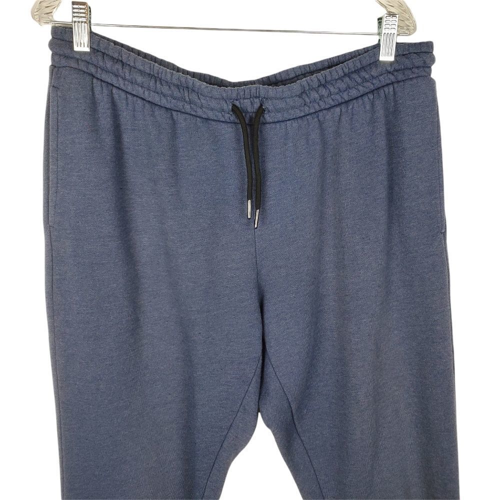ZELLA Atlas Jogger Sweatpants Pull On Lounge Tie Waist Navy Halite Pockets Mens - Picture 3 of 8